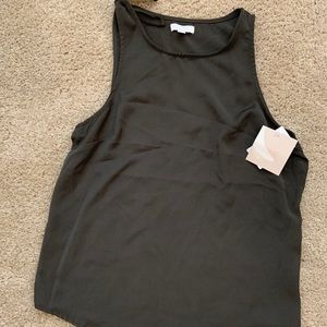 Forest green tank top